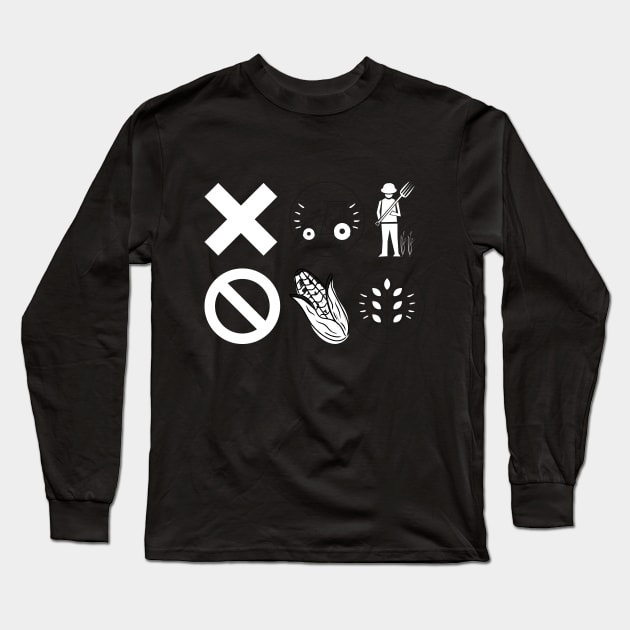 No Farmers, No Food Long Sleeve T-Shirt by Merch4Days